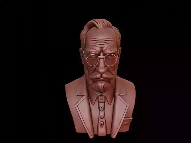 Werner Heisenberg Bust