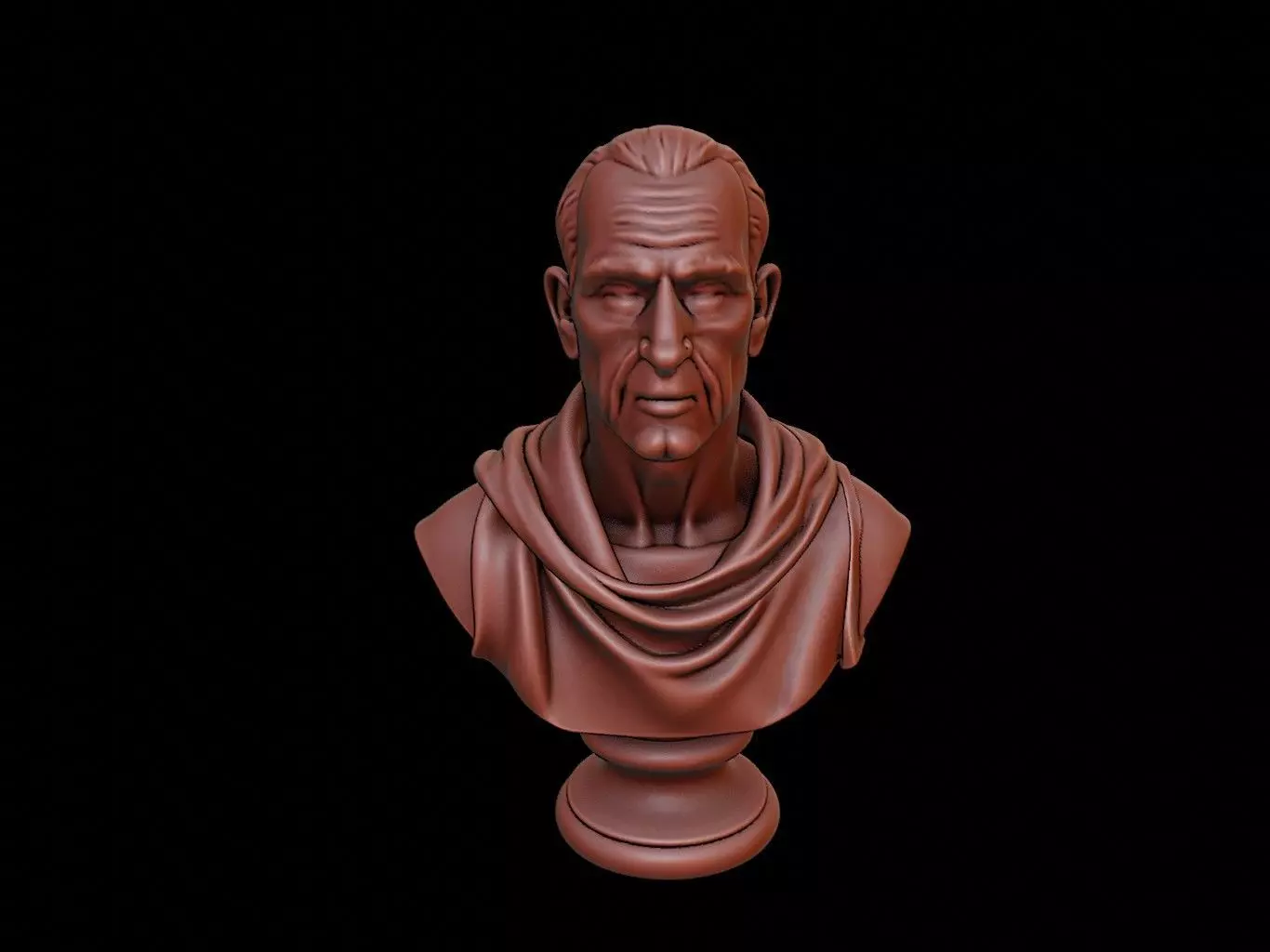 William of Ockham Bust 3D print model_0