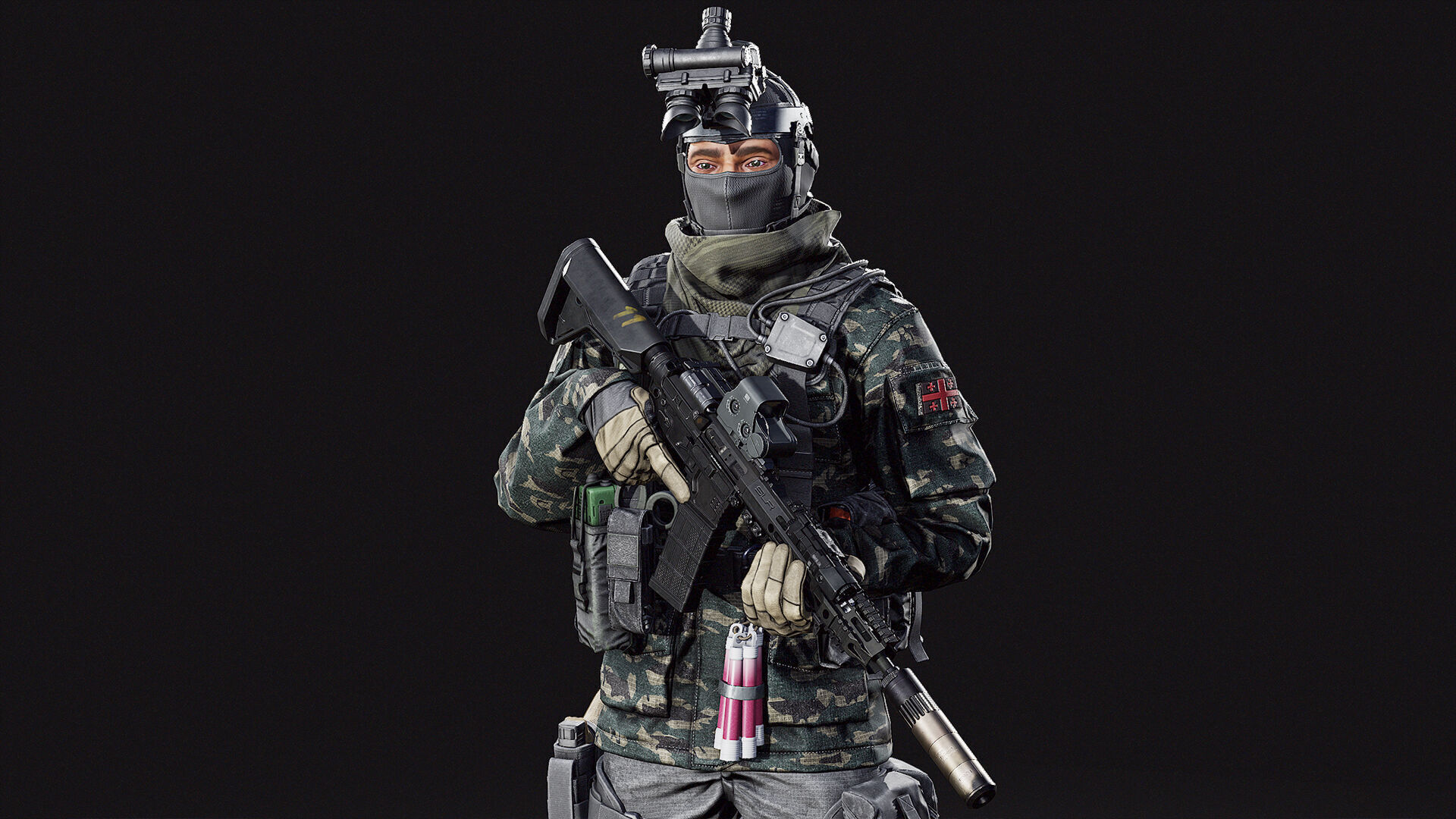 Tactical Soldier Operator vol 1 Low-poly 3D model_9