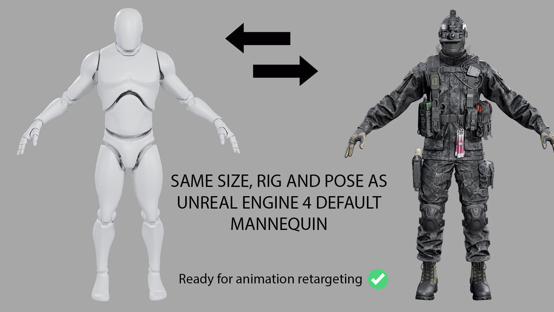 Tactical Soldier Operator vol 1 Low-poly 3D model_14