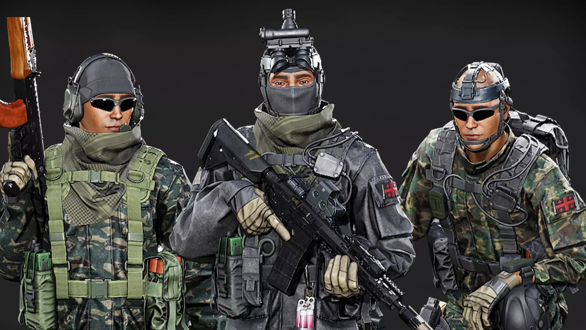 Tactical Soldier Operator vol 1 Low-poly 3D model_0