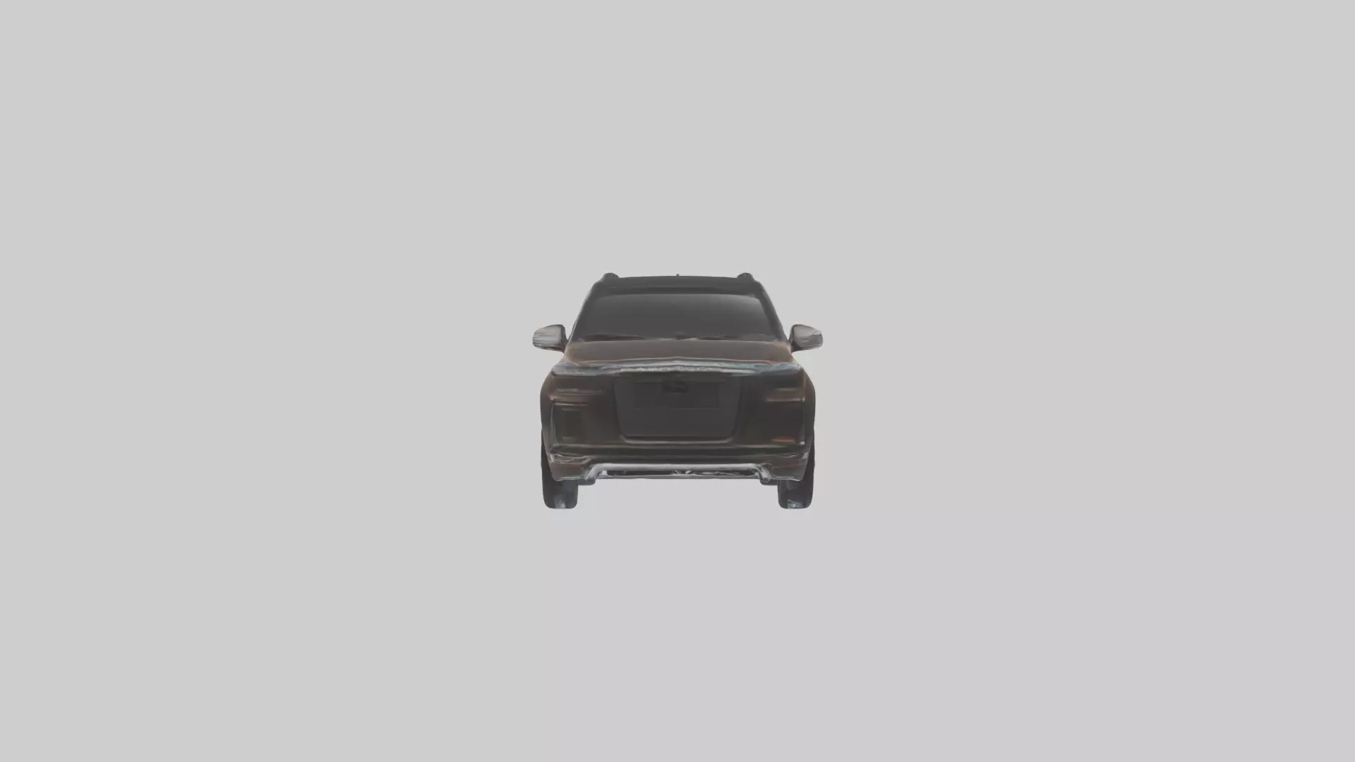 Luxury SUV with Panoramic Roof model Low-poly 3D model_0