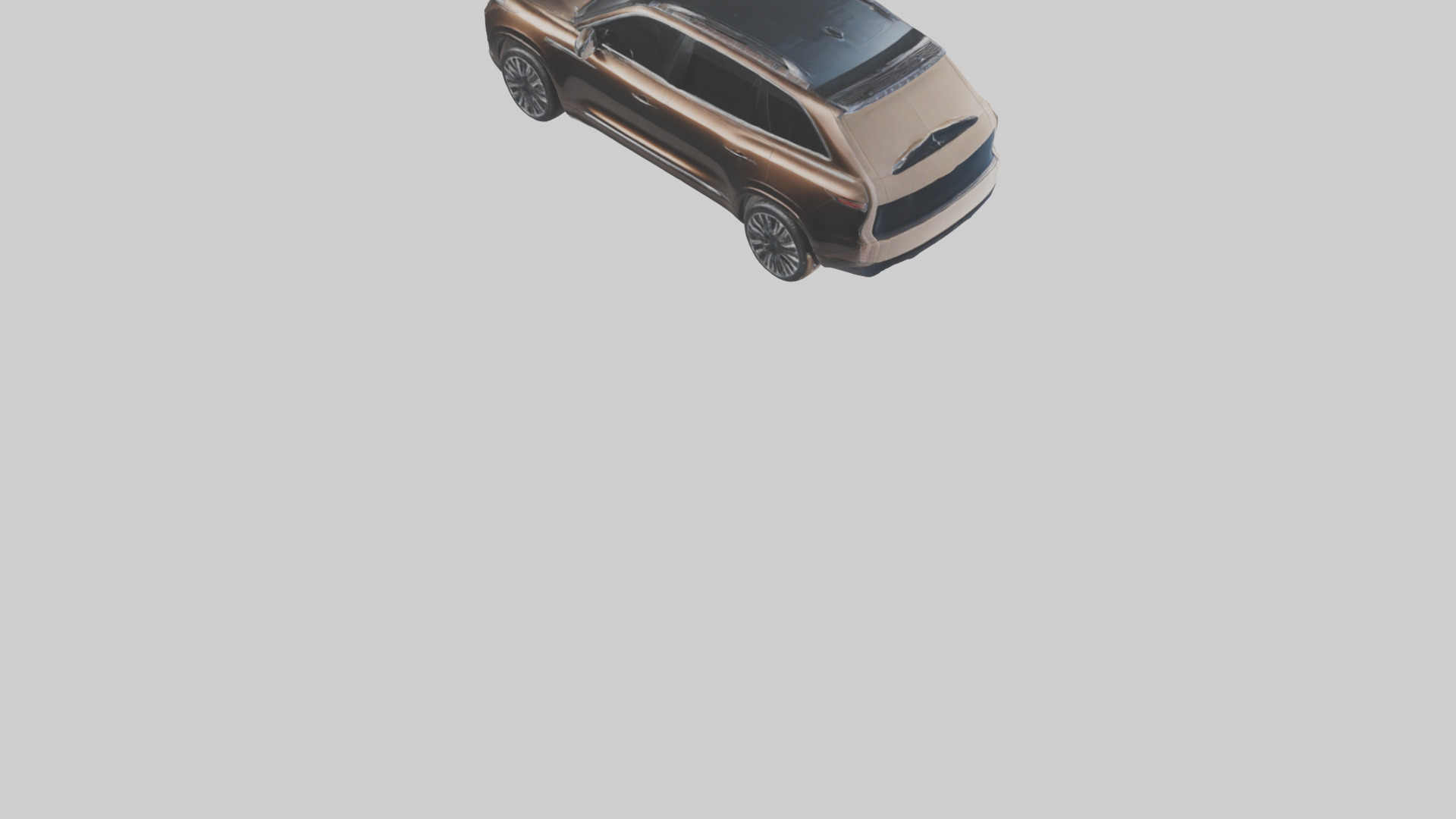 Luxury SUV with Panoramic Roof model Low-poly 3D model_6