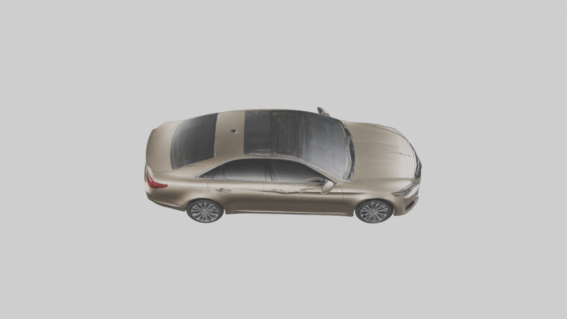 Luxury Touring Sedan model Low-poly 3D model_18