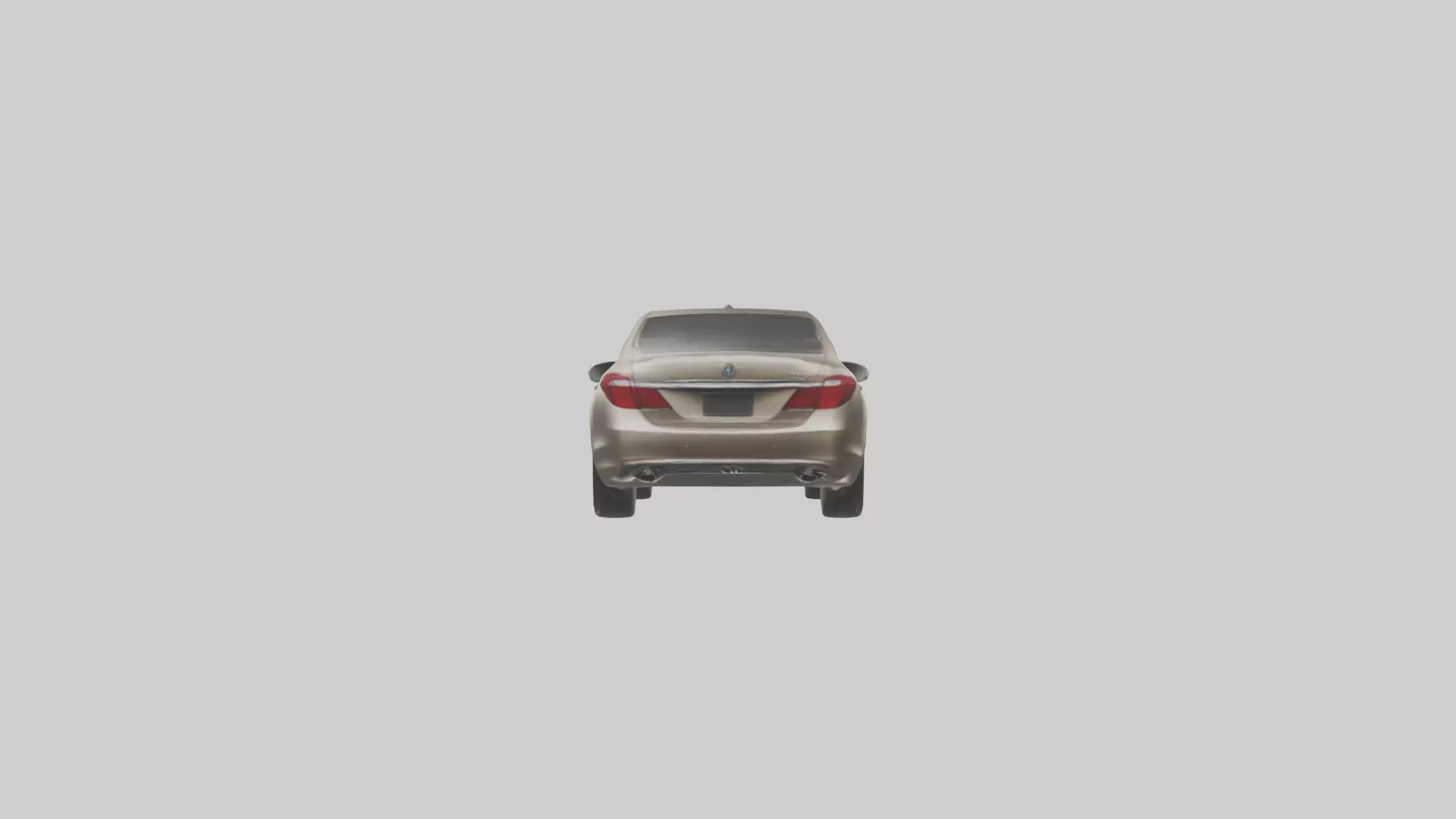 Luxury Touring Sedan model Low-poly 3D model_0