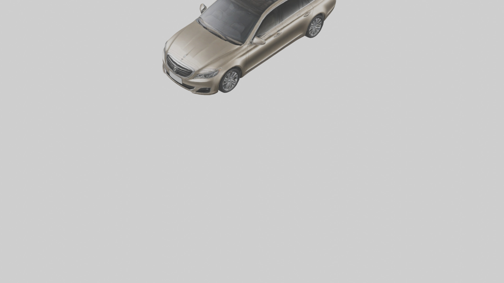 Luxury Touring Sedan model Low-poly 3D model_5