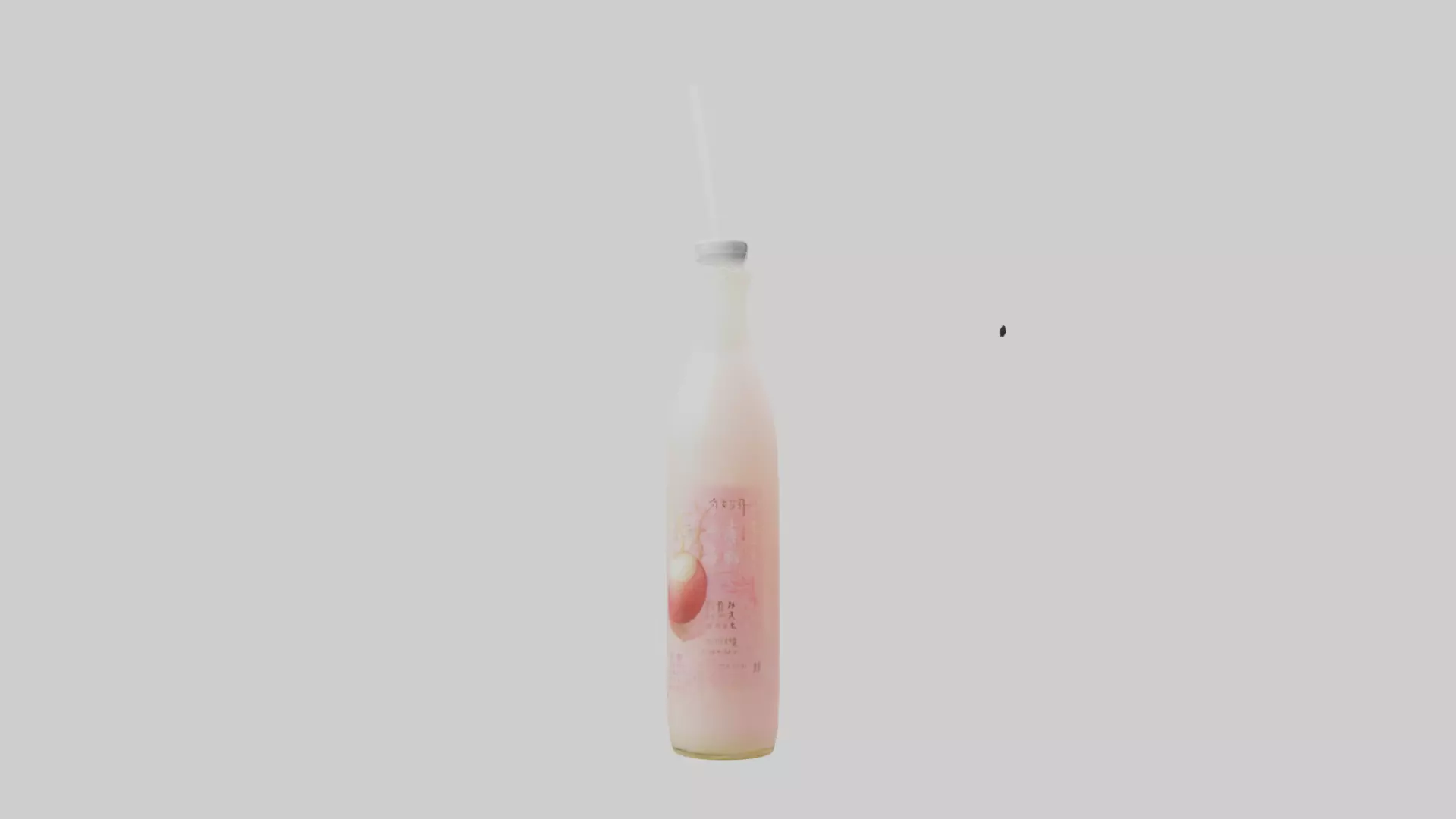 Lychee juice model Low-poly 3D model_0