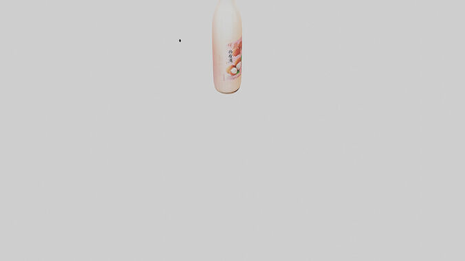 Lychee juice model Low-poly 3D model 7