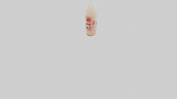 Lychee juice model Low-poly 3D model 6