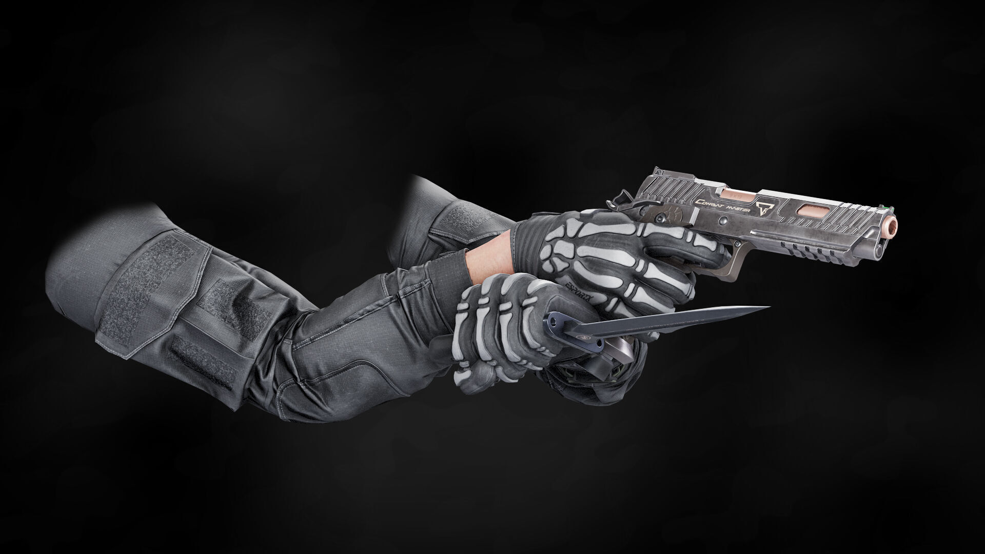 Modular FPS Arms Pack v1 Low-poly 3D model_8