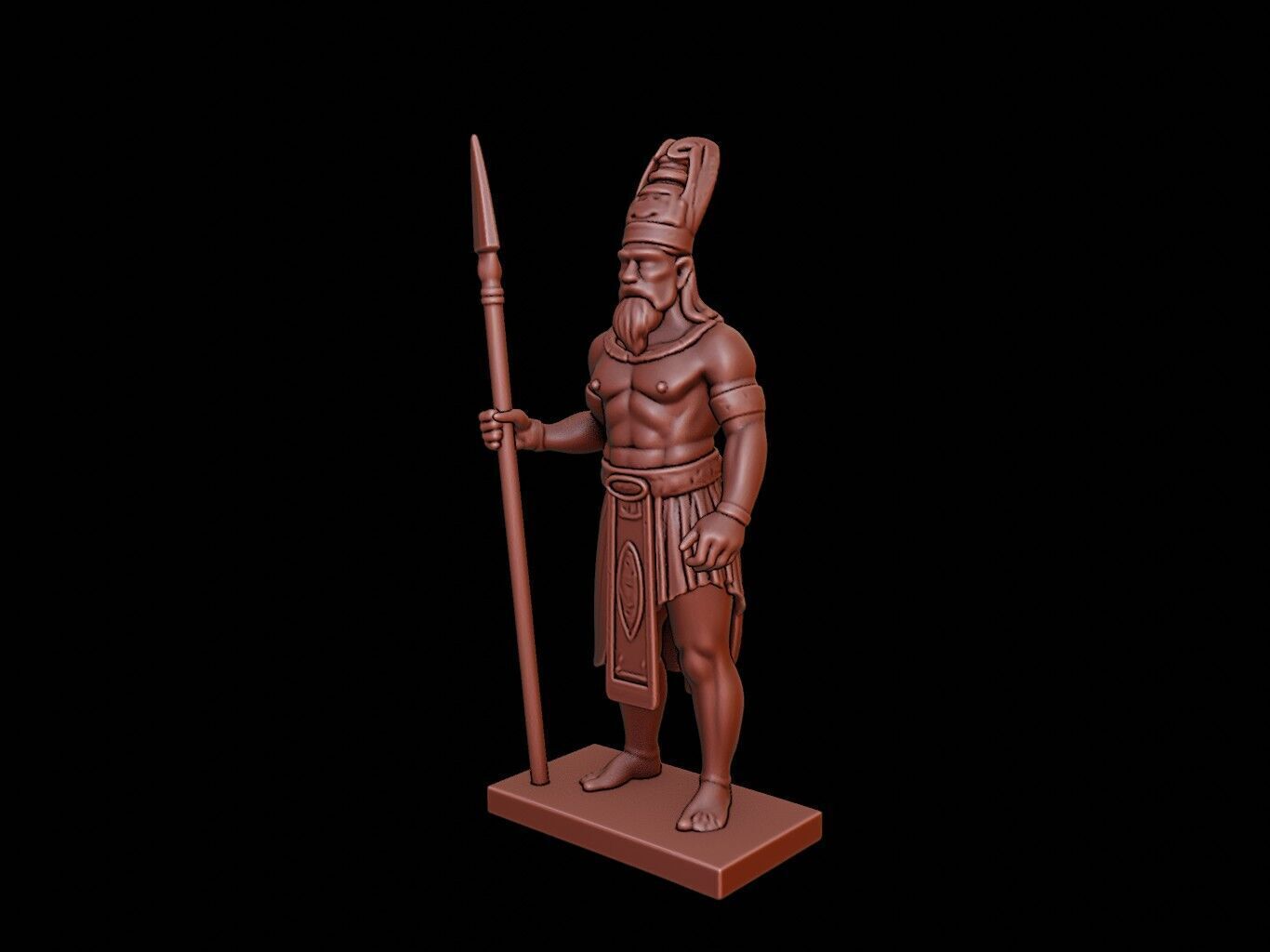 Ahura Mazda Figure 3D print model_2