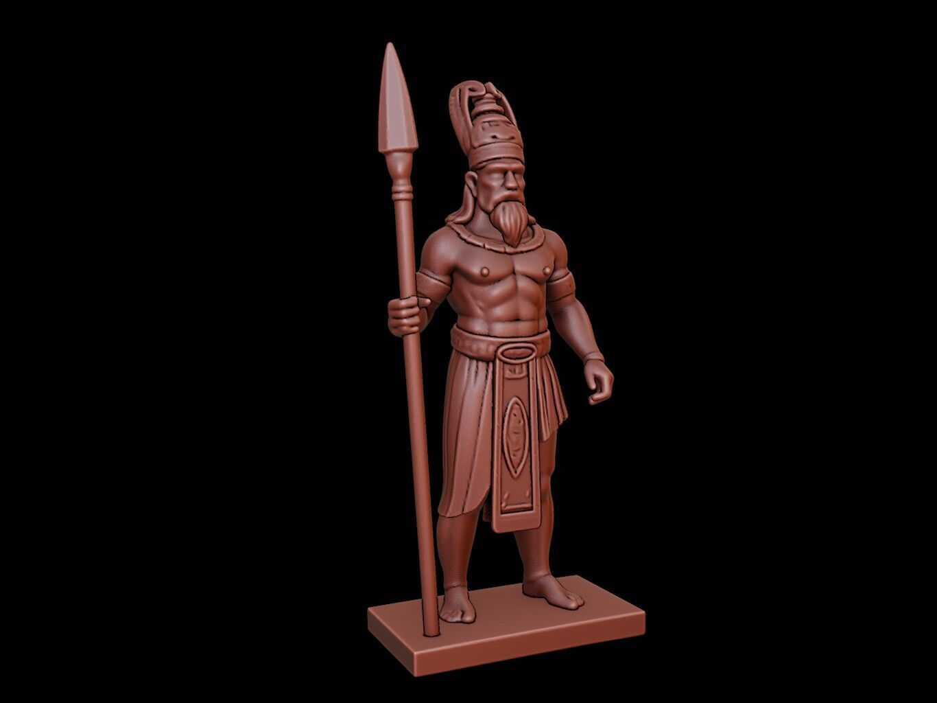 Ahura Mazda Figure 3D print model_1