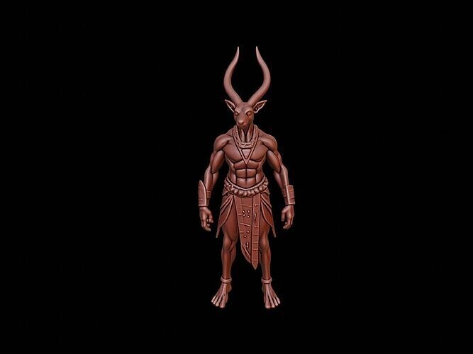 Anubis Figure 3D print model