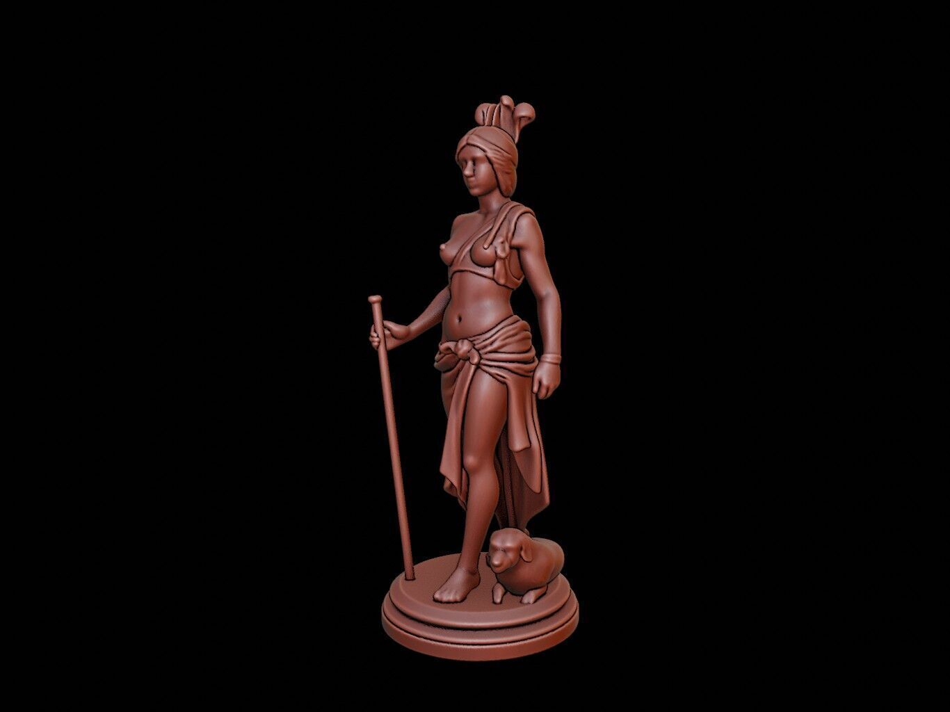 Artemis Figure 3D print model_2