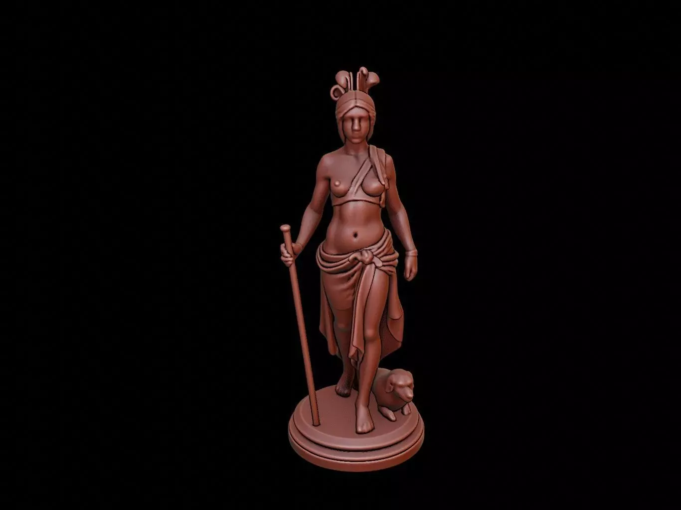 Artemis Figure 3D print model_0