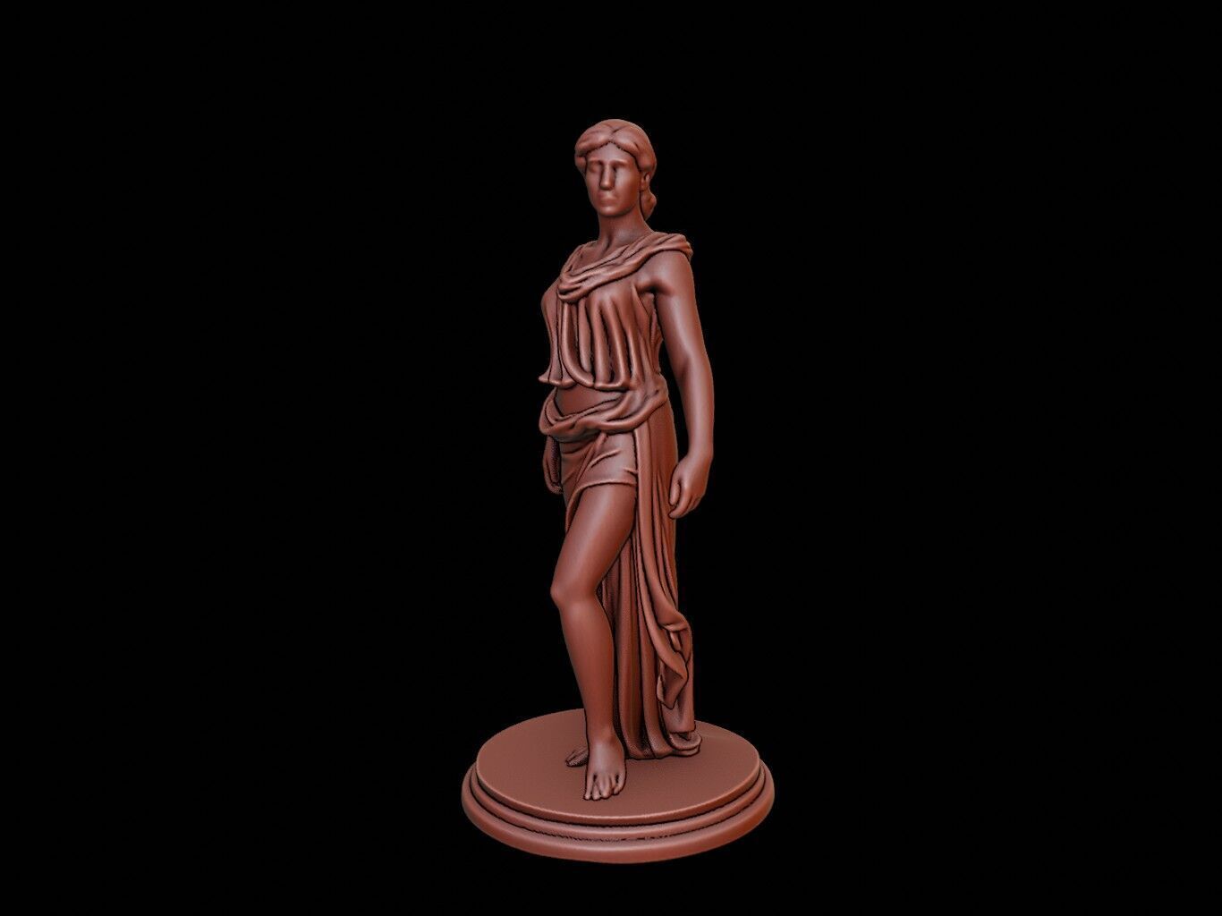 Athena Figure 3D print model_2