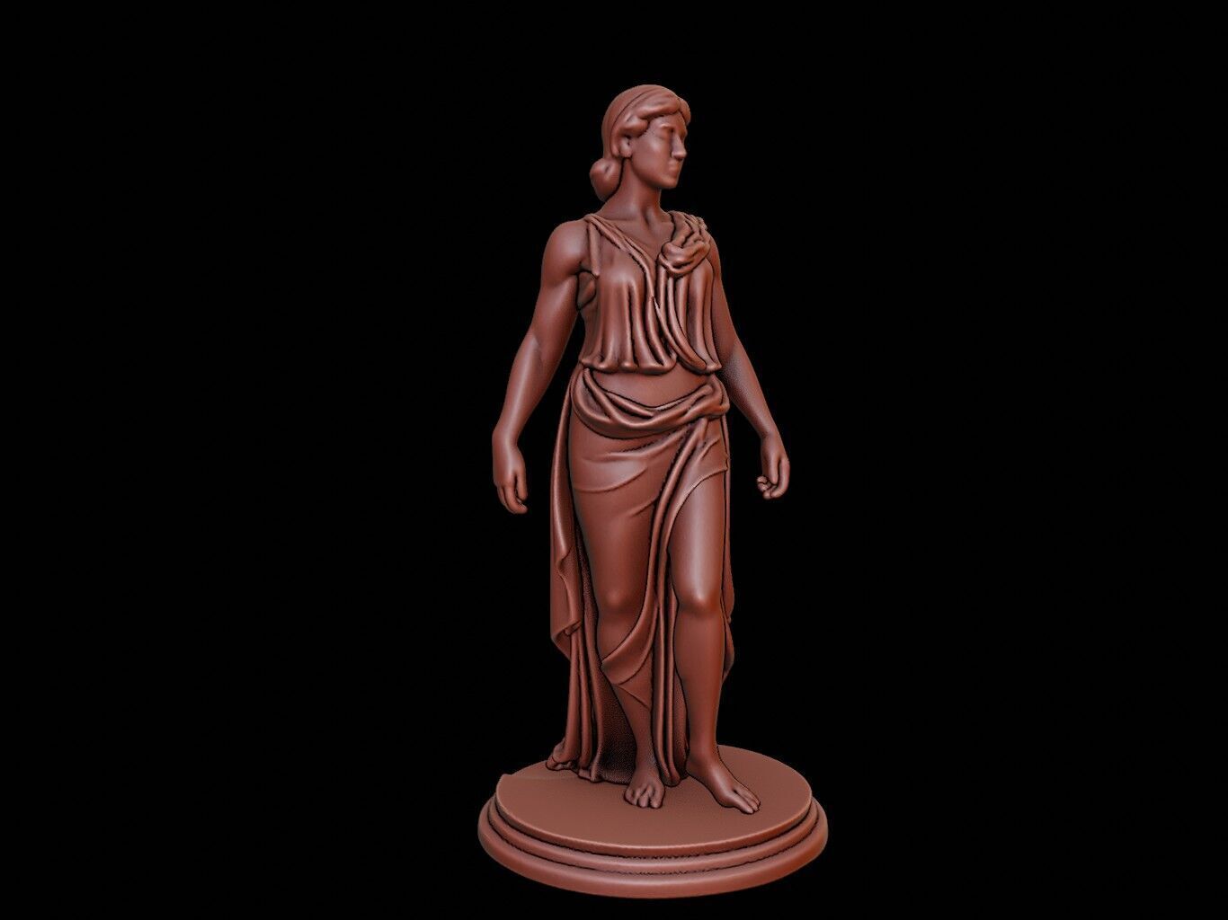 Athena Figure 3D print model_1