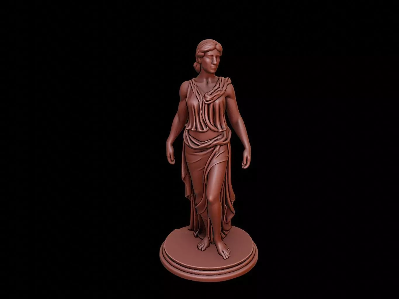 Athena Figure 3D print model_0