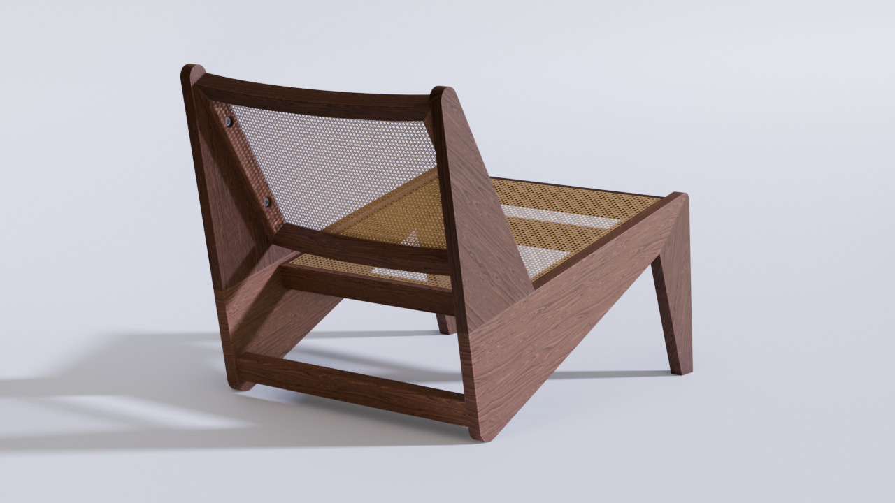 Kangaroo Armchair 3D Model Free 3D model_3