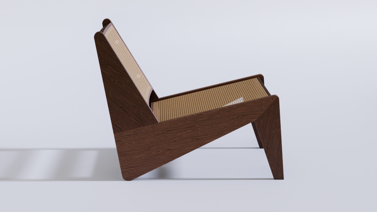 Kangaroo Armchair 3D Model Free 3D model_2