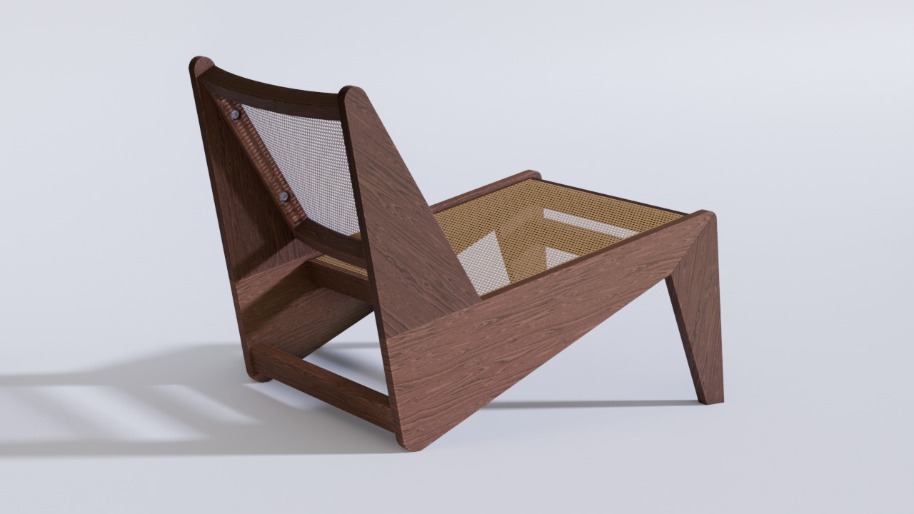 Kangaroo Armchair 3D Model Free 3D model_14
