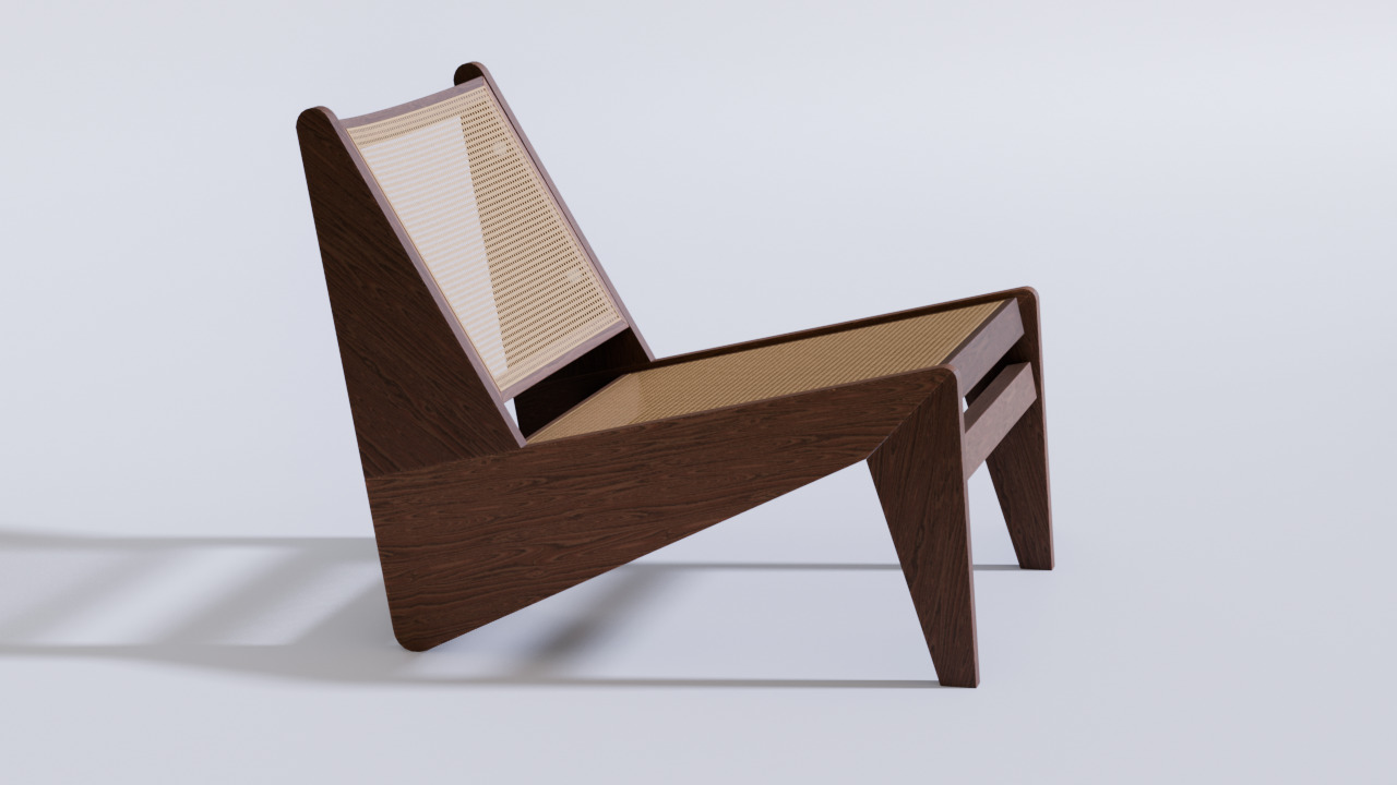 Kangaroo Armchair 3D Model Free 3D model_13