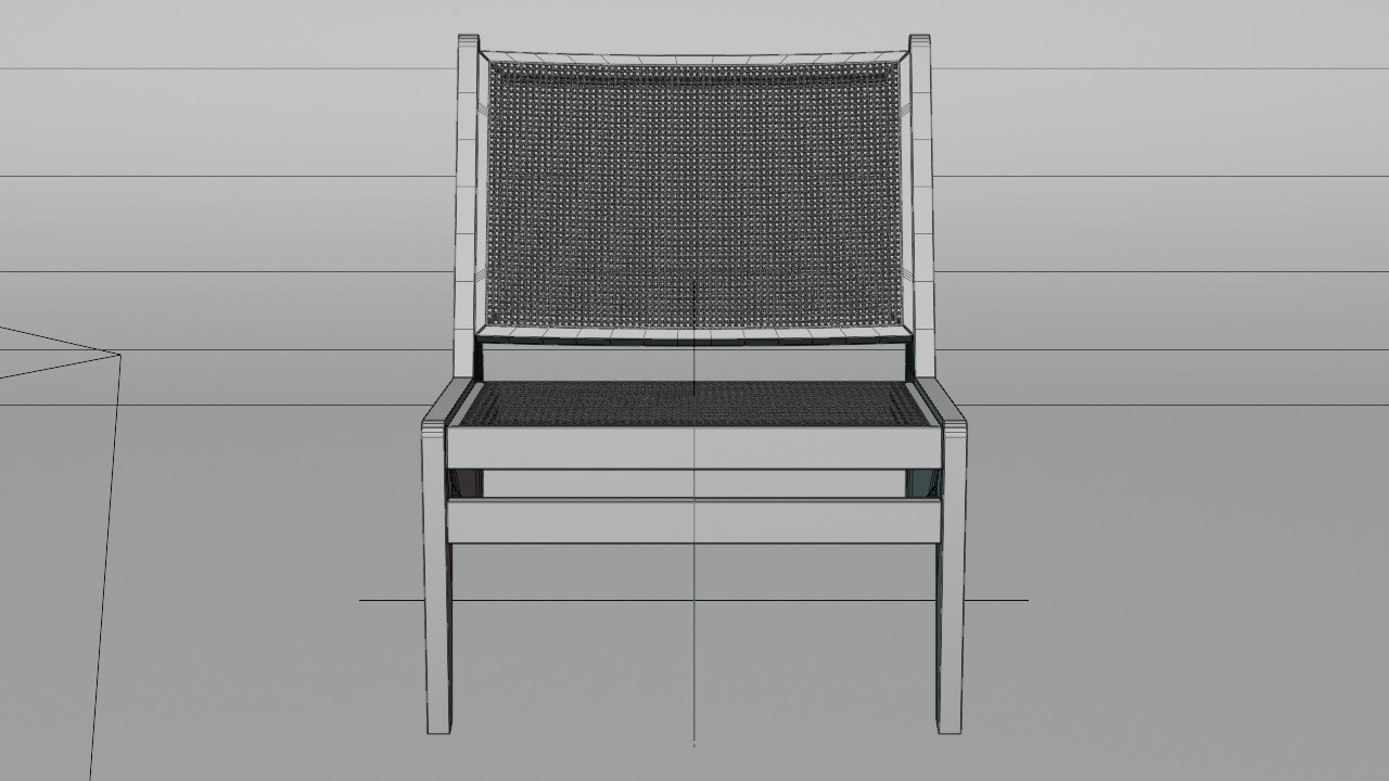 Kangaroo Armchair 3D Model Free 3D model_10