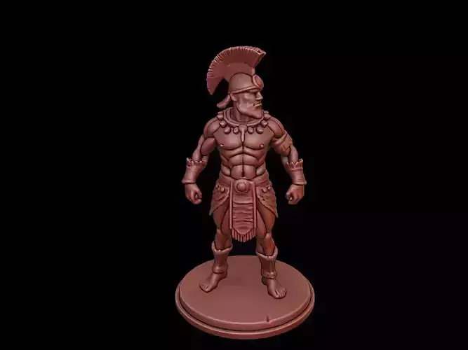 Aztec Warrior Figure