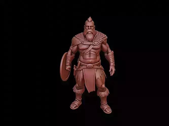 Barbarian Warrior Figure