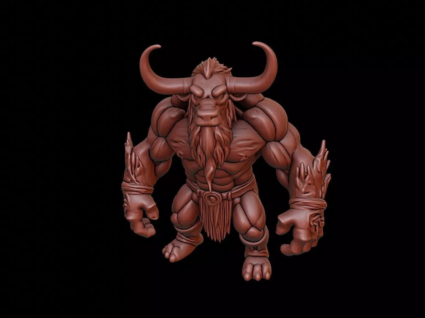 Behemoth Figure 3D print model_0