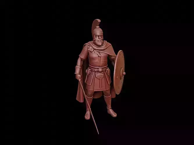 Byzantine Warrior Figure
