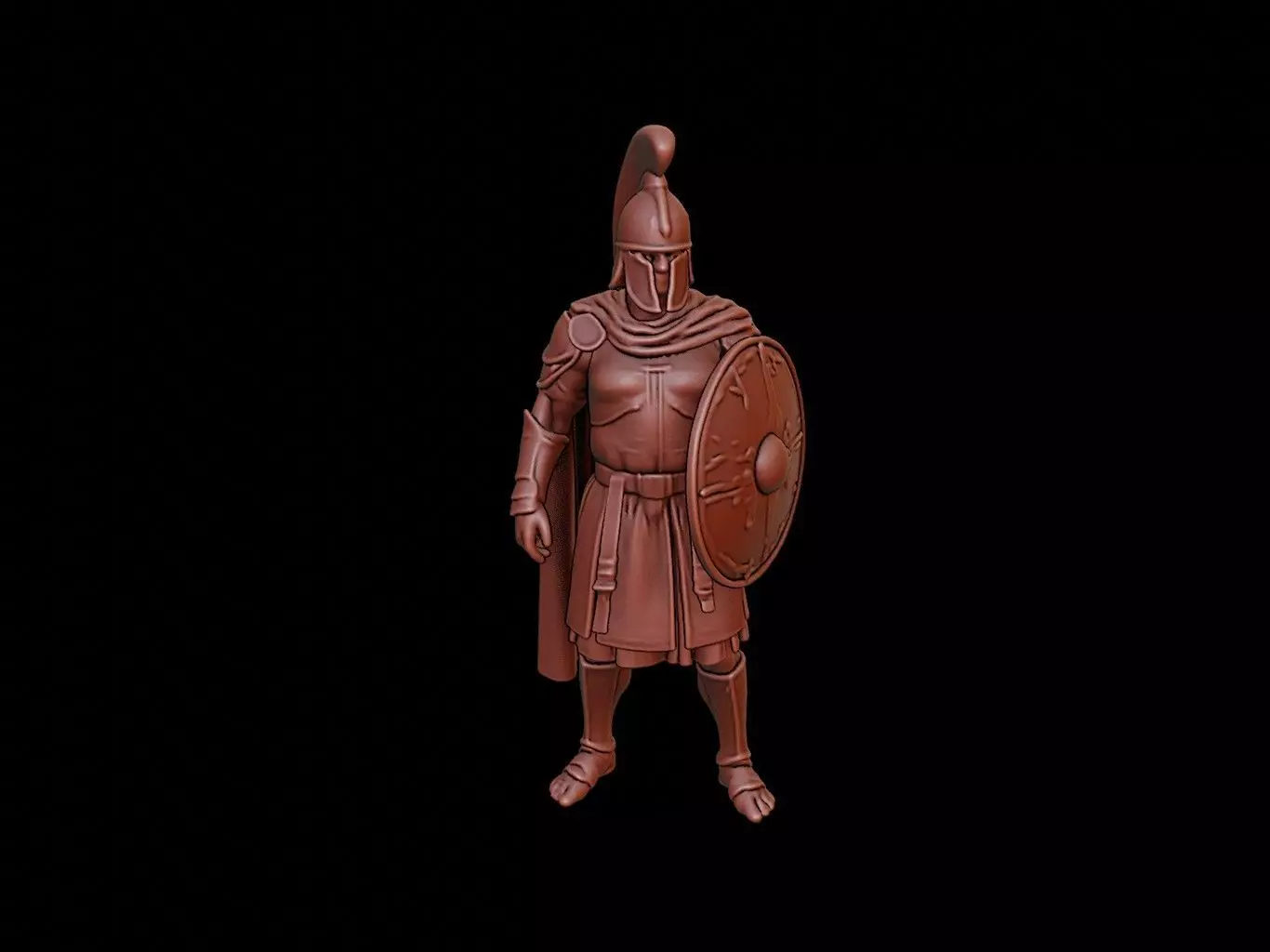 Byzantine Warrior Figure 3D print model
