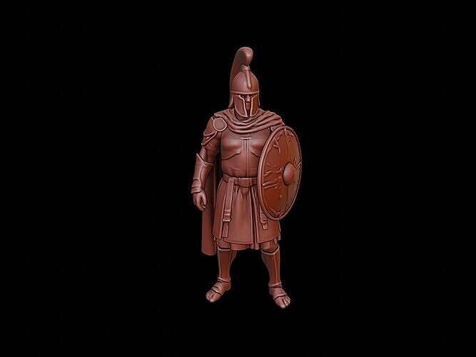 Byzantine Warrior Figure 3D print model