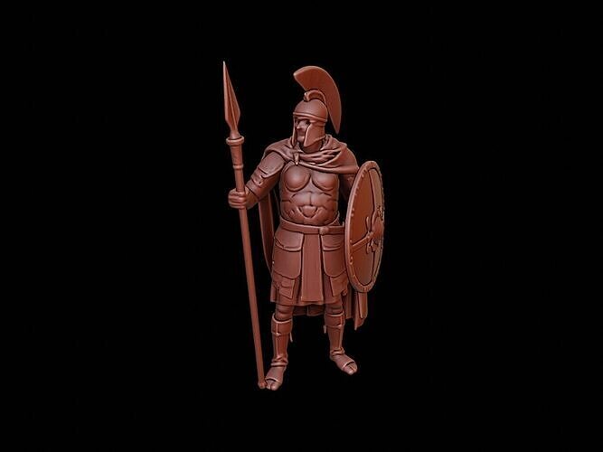 Byzantine Warrior Figure 3D print model