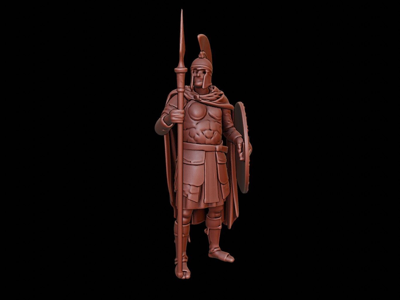 Byzantine Warrior Figure 3D print model_1