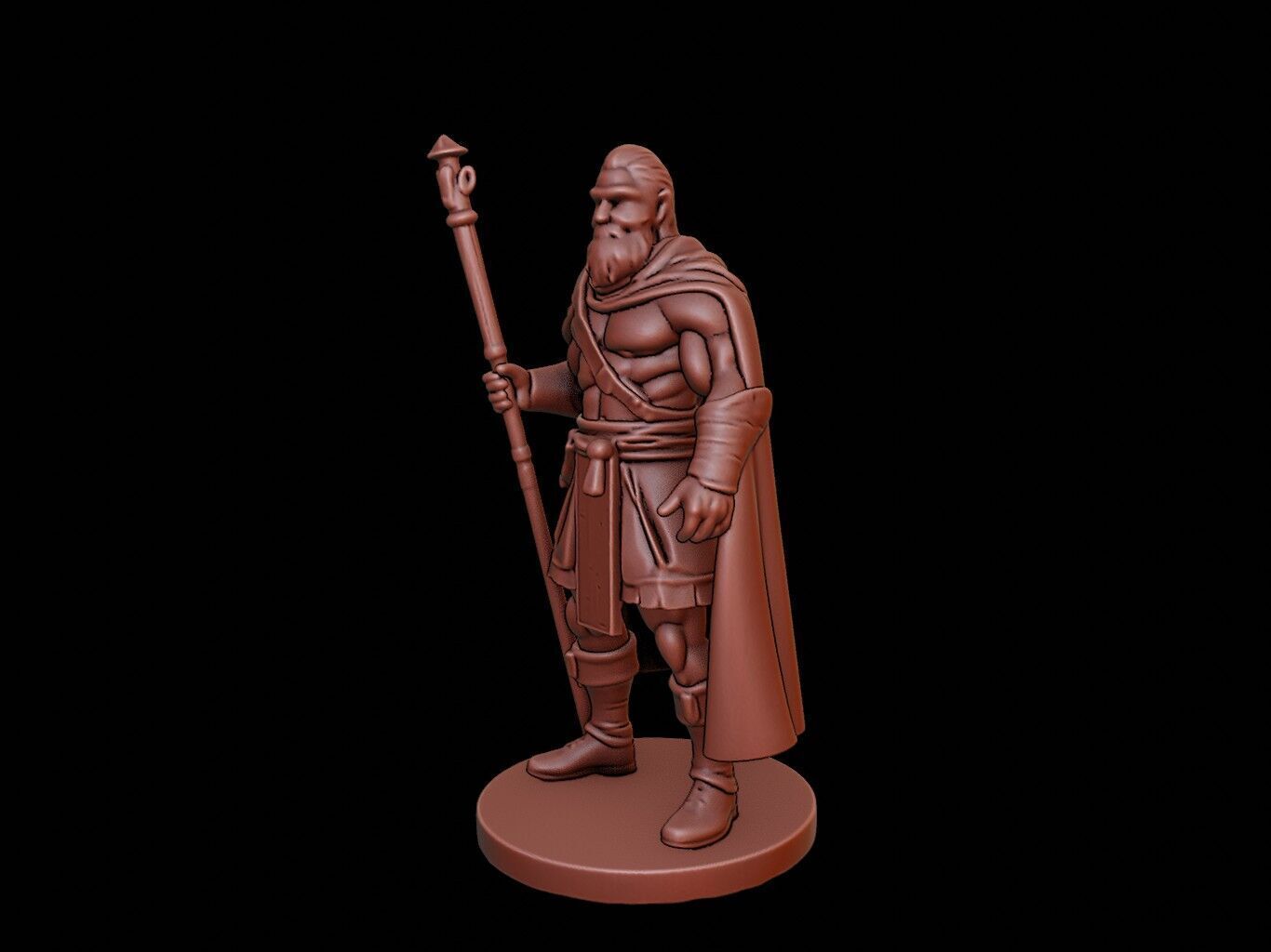 Celtic Warrior Figure 3D print model_2
