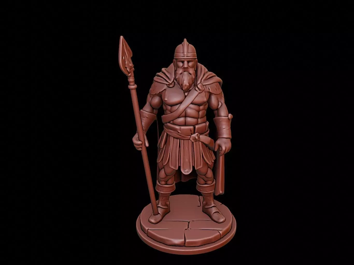 Celtic Warrior Figure 3D print model