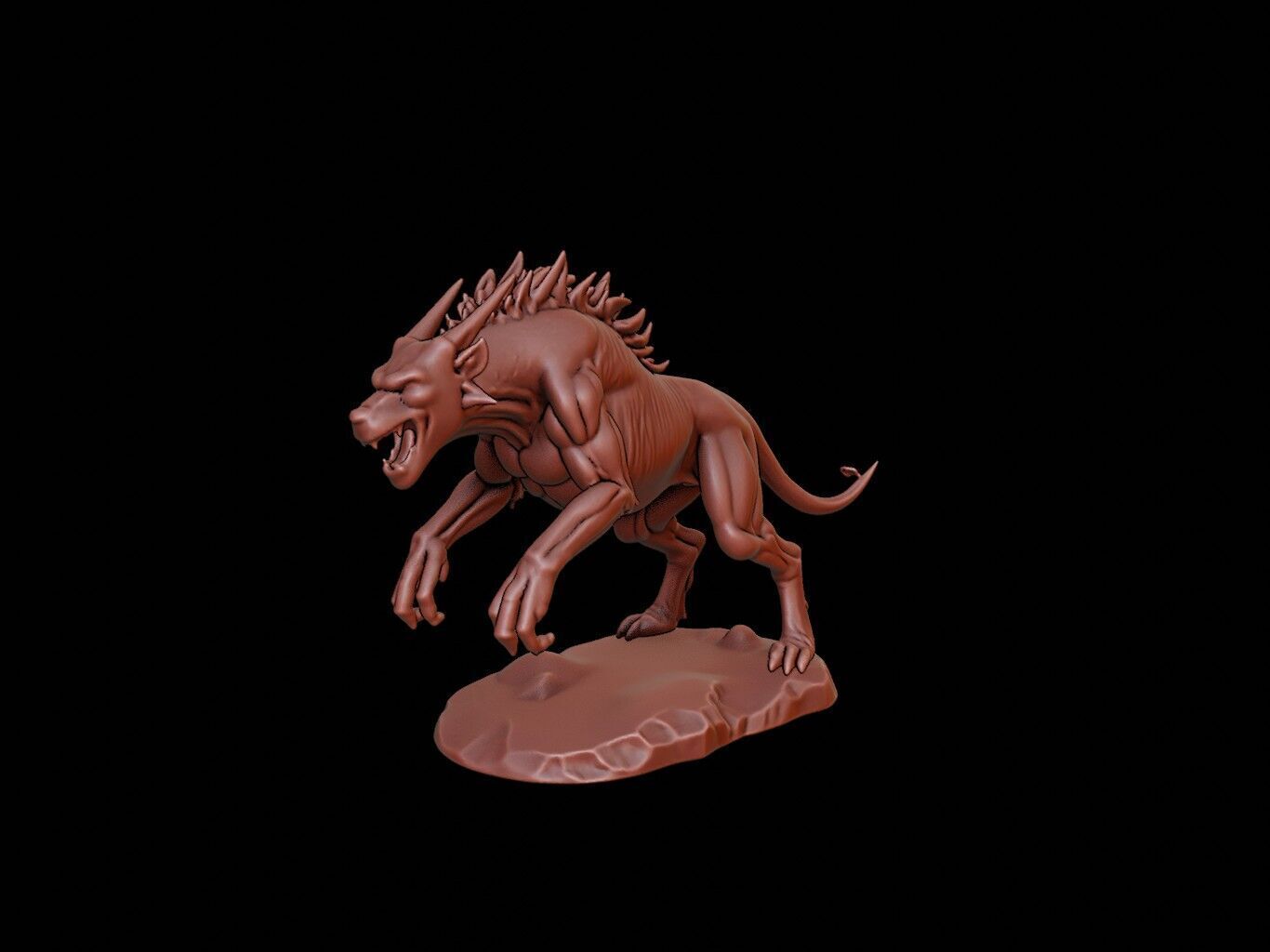 Cerberus Figure 3D print model_2