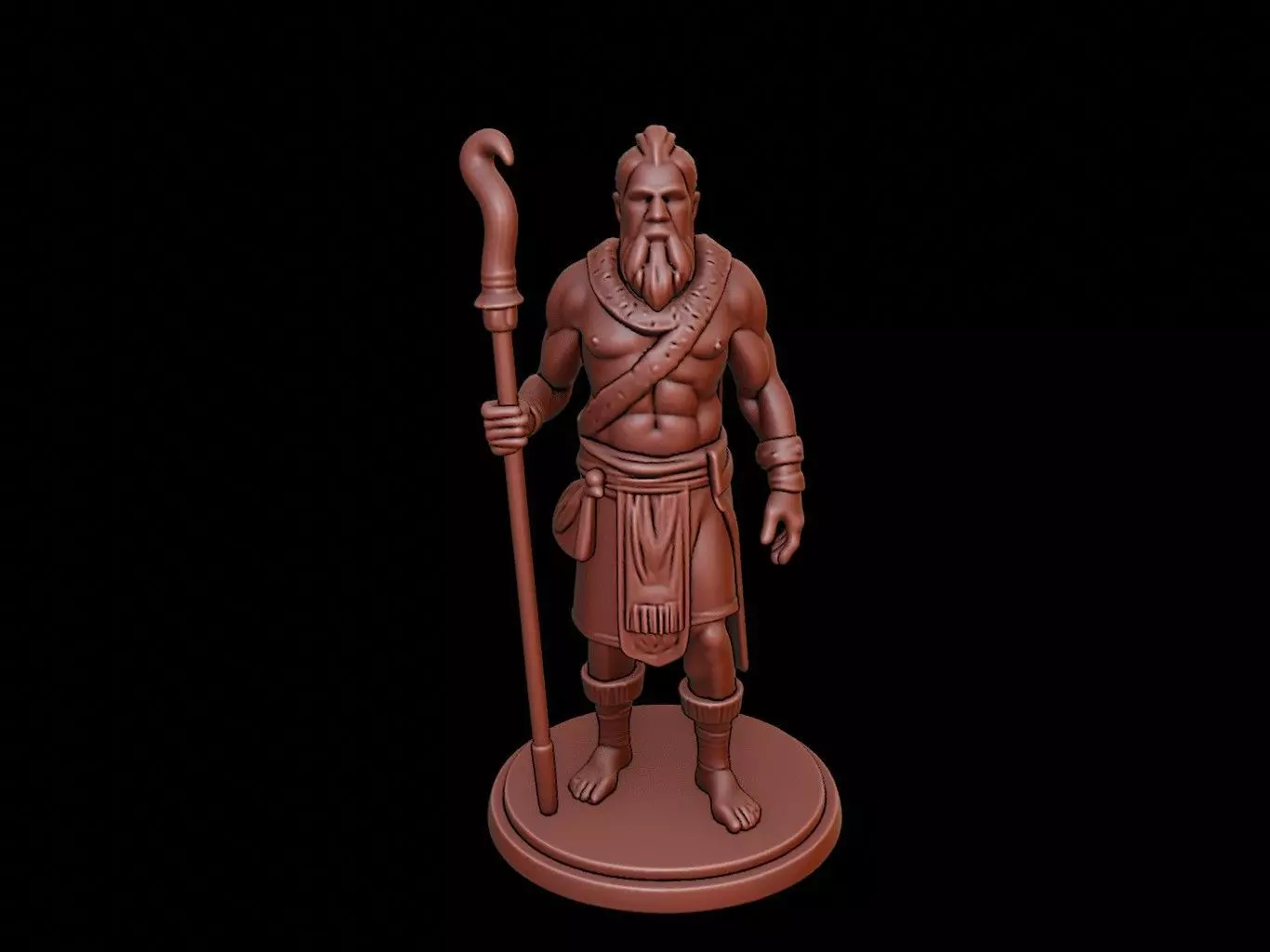 Gilgamesh Figure 3D print model_0