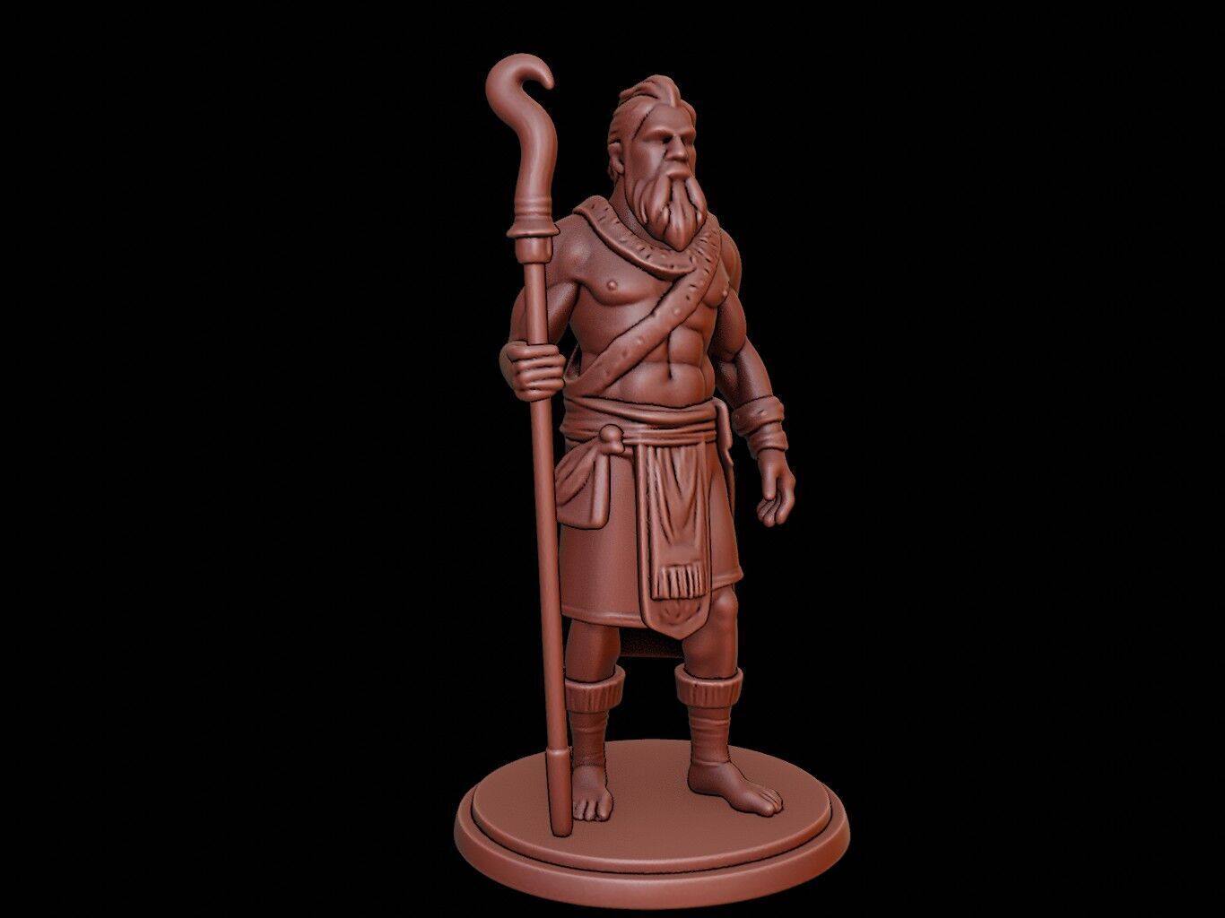Gilgamesh Figure 3D print model_1