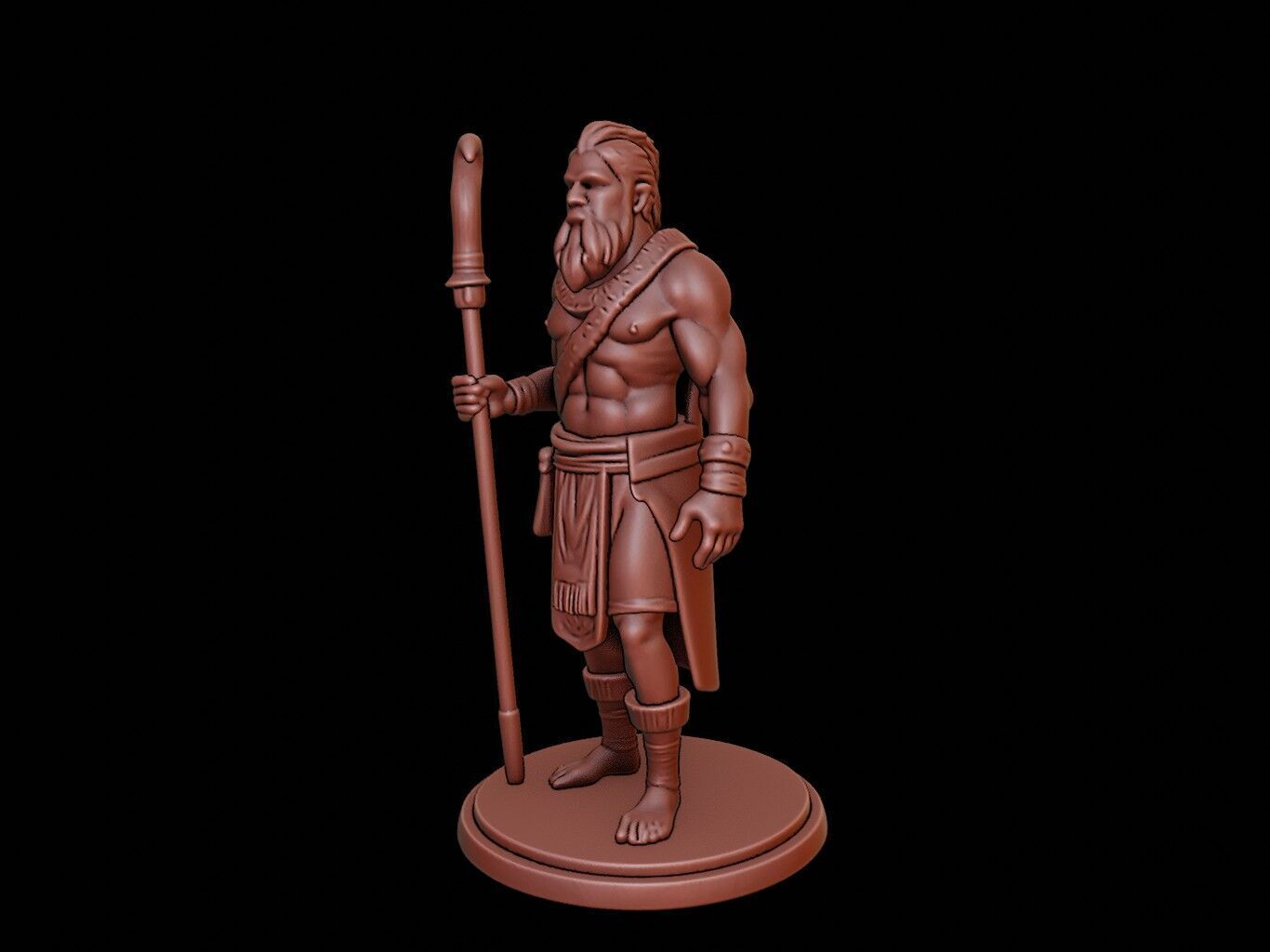 Gilgamesh Figure 3D print model_2