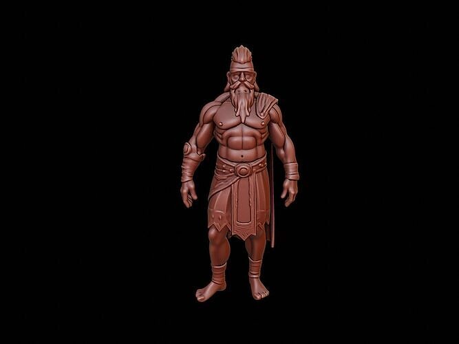 Gilgamesh Figure 3D print model