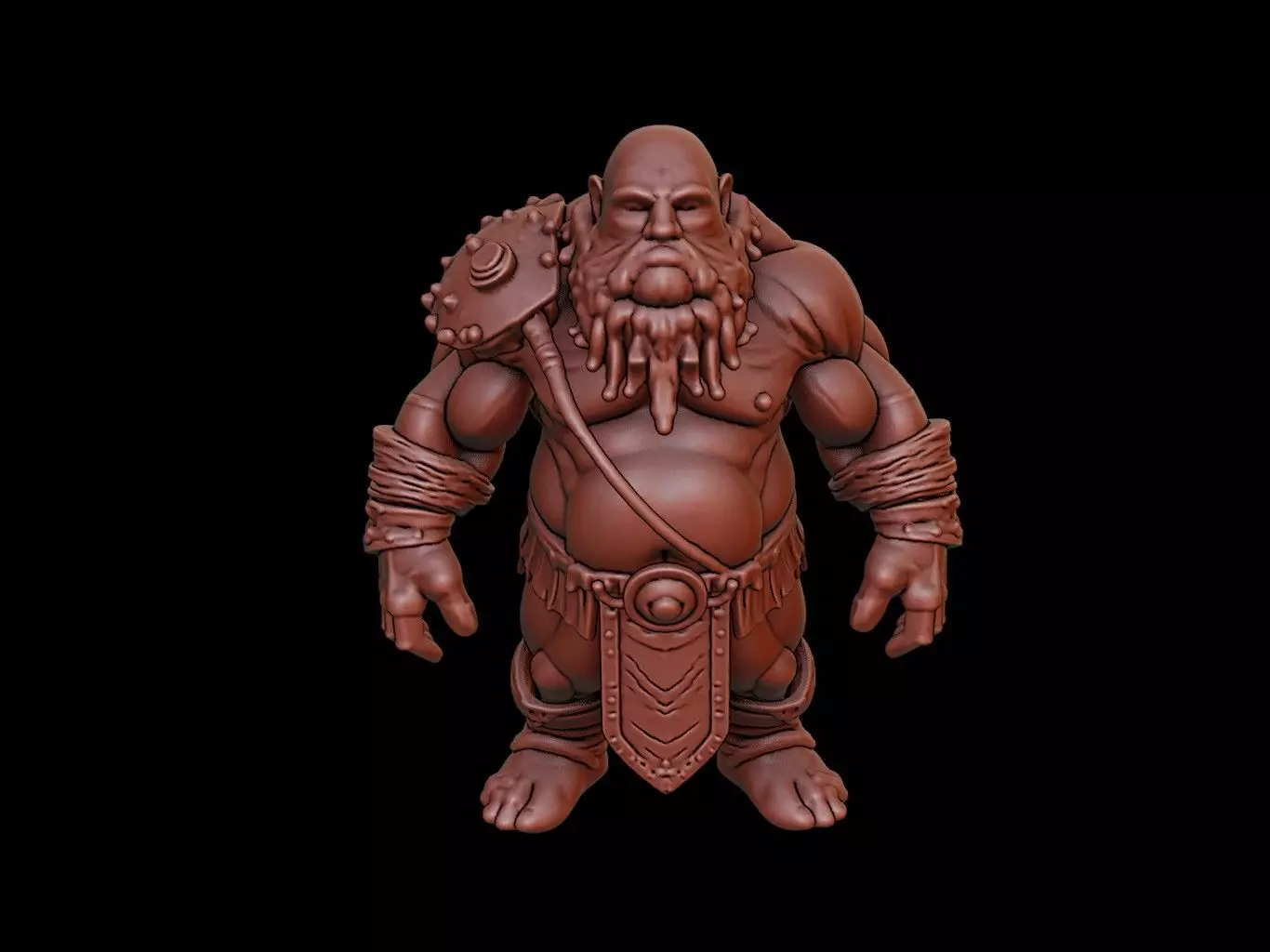 Golem Figure 3D print model