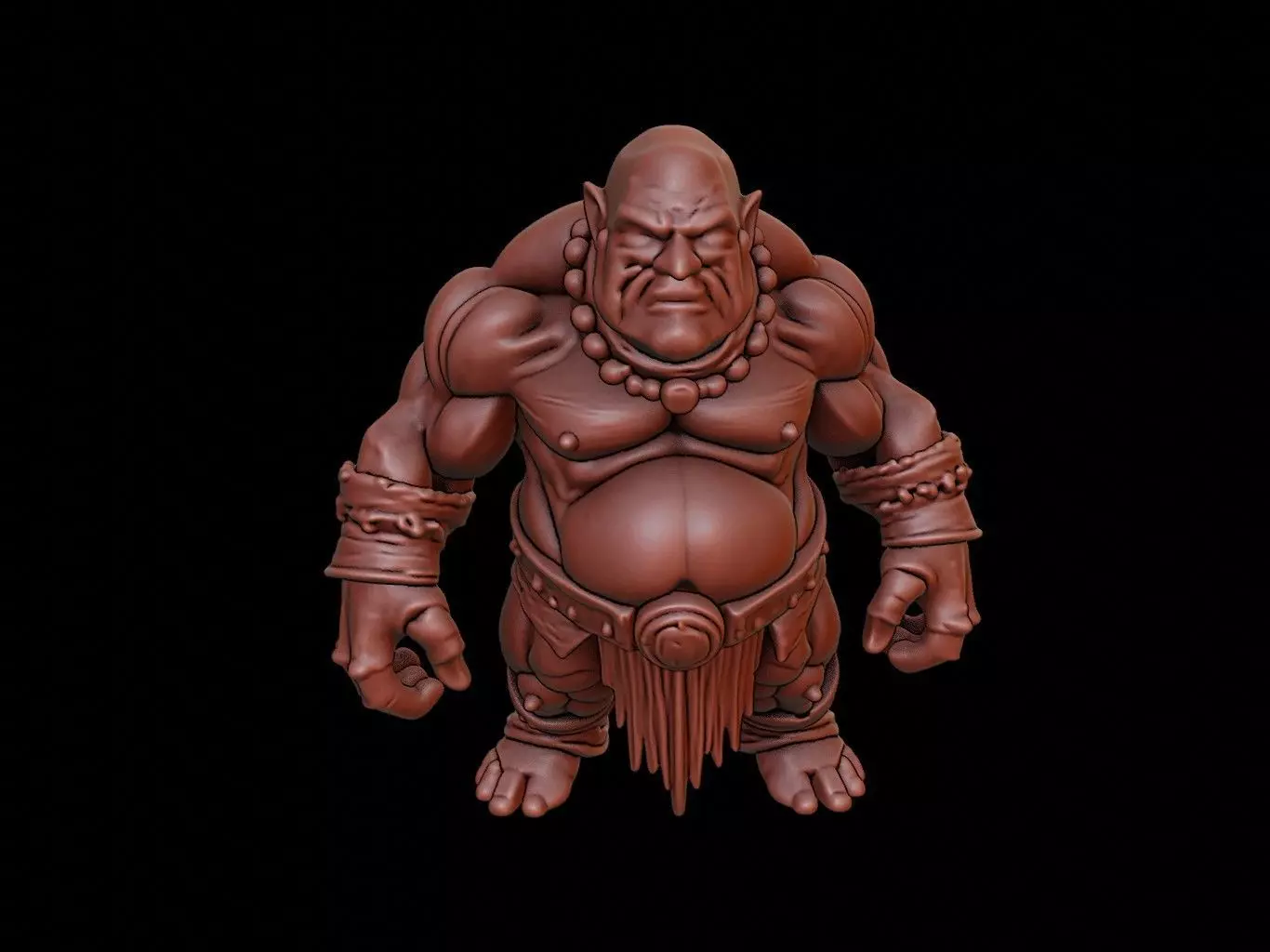 Golem Figure 3D print model