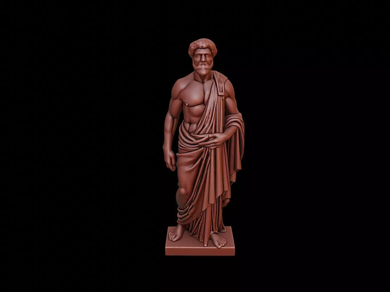 Greek Statue Figure 3D print model_0
