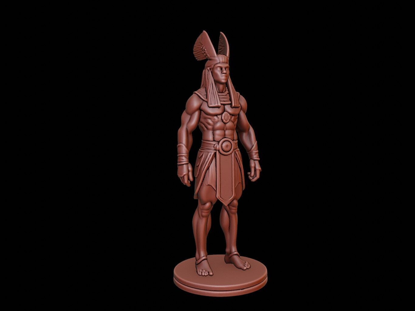 Horus Figure 3D print model_1