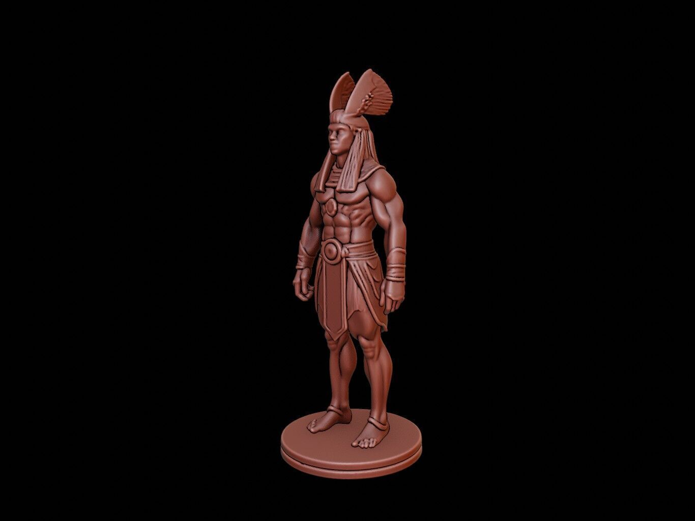 Horus Figure 3D print model_2