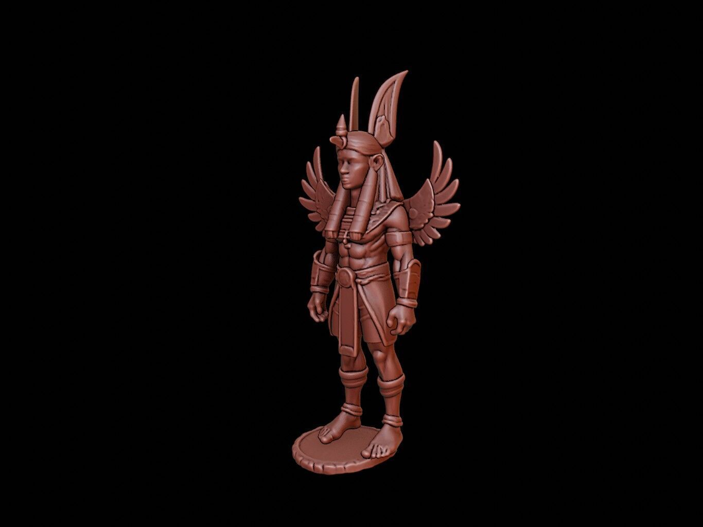 Horus Figure 3D print model_2
