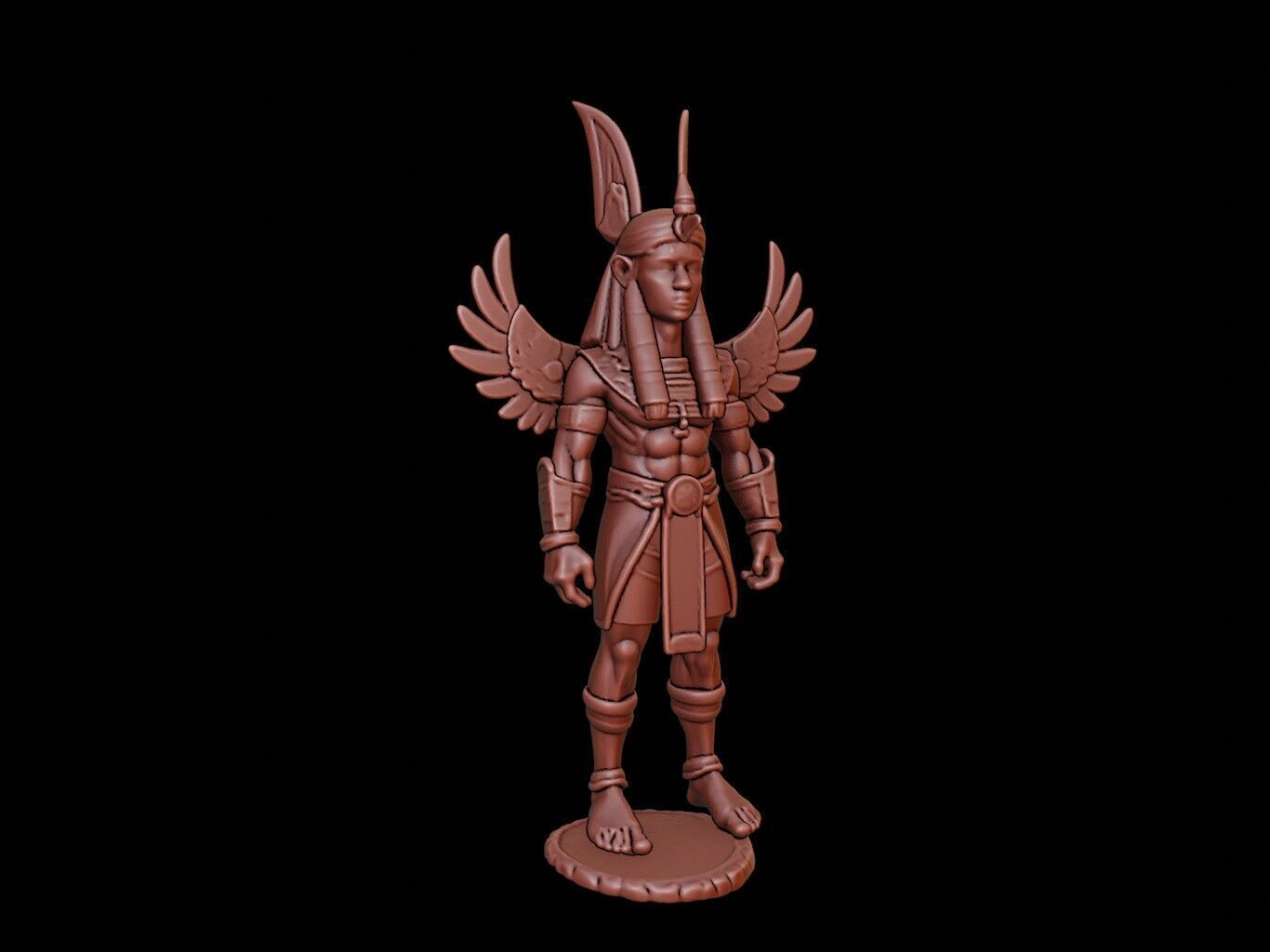 Horus Figure 3D print model_1