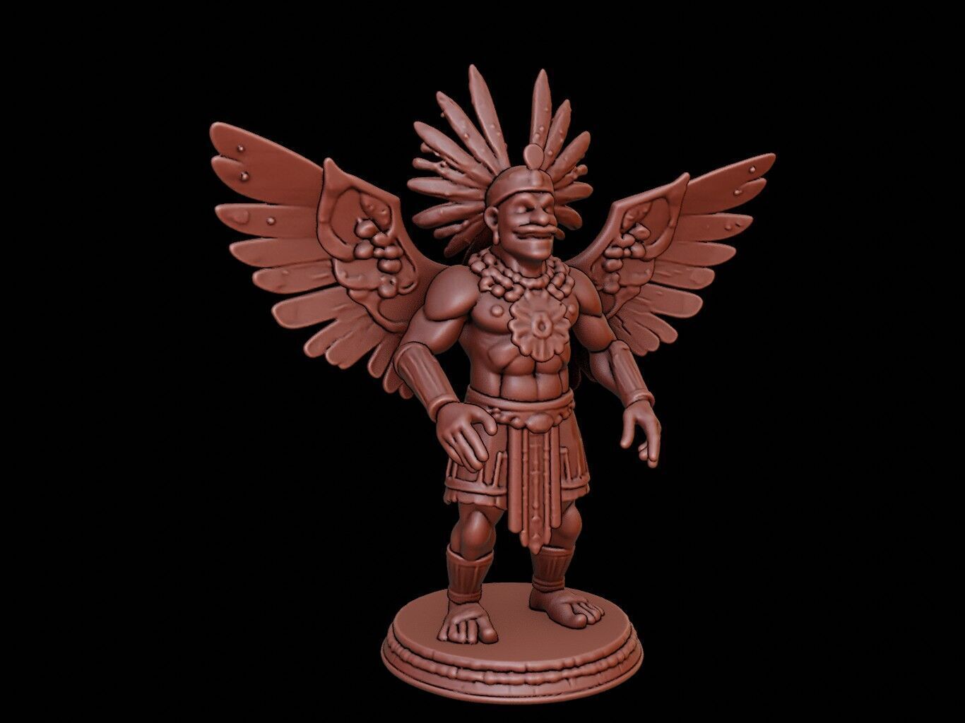 Huitzilopochtli Figure 3D print model_1